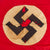 Original German WWII Service Worn NSDAP National Socialist Party Fringed Podium Banner - 29" x 39" Original Items