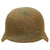 Original German WWII Battlefield Excavated M40 Double Decal SS Helmet Shell - size 64 Original Items