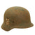 Original German WWII Battlefield Excavated M40 Double Decal SS Helmet Shell - size 64 Original Items