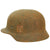 Original German WWII Battlefield Excavated M40 Double Decal SS Helmet Shell - size 64 Original Items