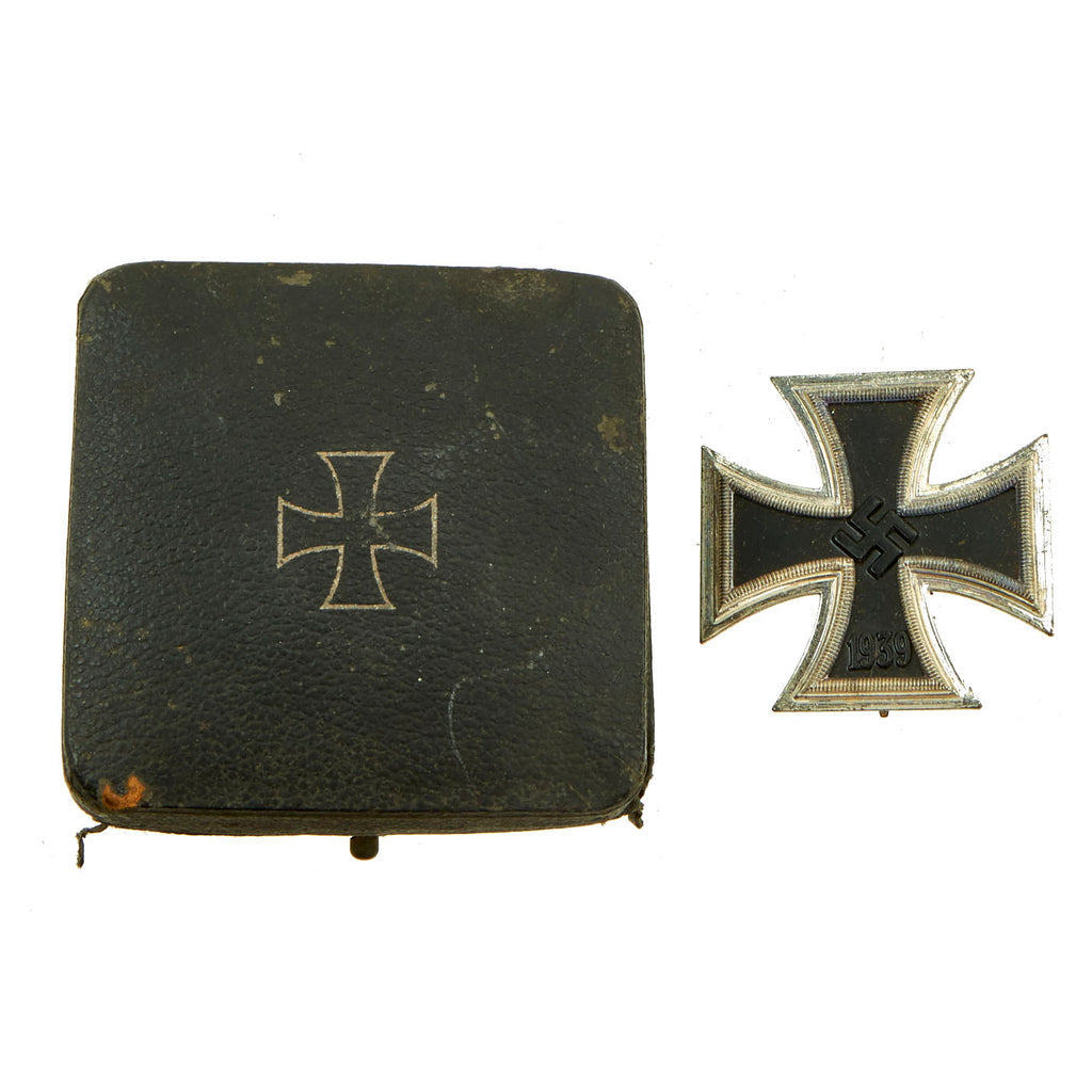 Original German WWII Iron Cross First Class 1939 by Friedrich Orth of Vienna with Case - EKI Original Items