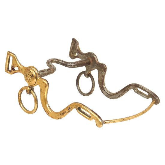 Original U.S. Civil War Unmodified M-1863 Artillery Horse Bit by Alexander Barclay, Newark NJ - U.S. Horse Artillery Brigade Original Items