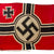 Original German WWII Kriegsmarine 200cm x 335cm Naval Battle Flag by Hannoversche Fahnenfabrik - Reichskriegsflagge Original Items