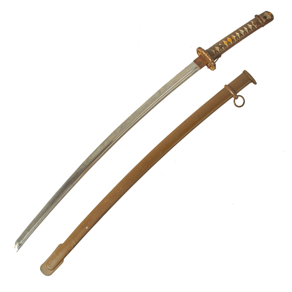 Original WWII Excellent Condition Japanese Army Type 95 NCO Katana Sword - Matched Serial 68192 Original Items