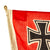 Original German WWII Kriegsmarine 100cm x 170cm Naval Battle Flag by Plutzar & Brüll KG - Reichskriegsflagge Original Items