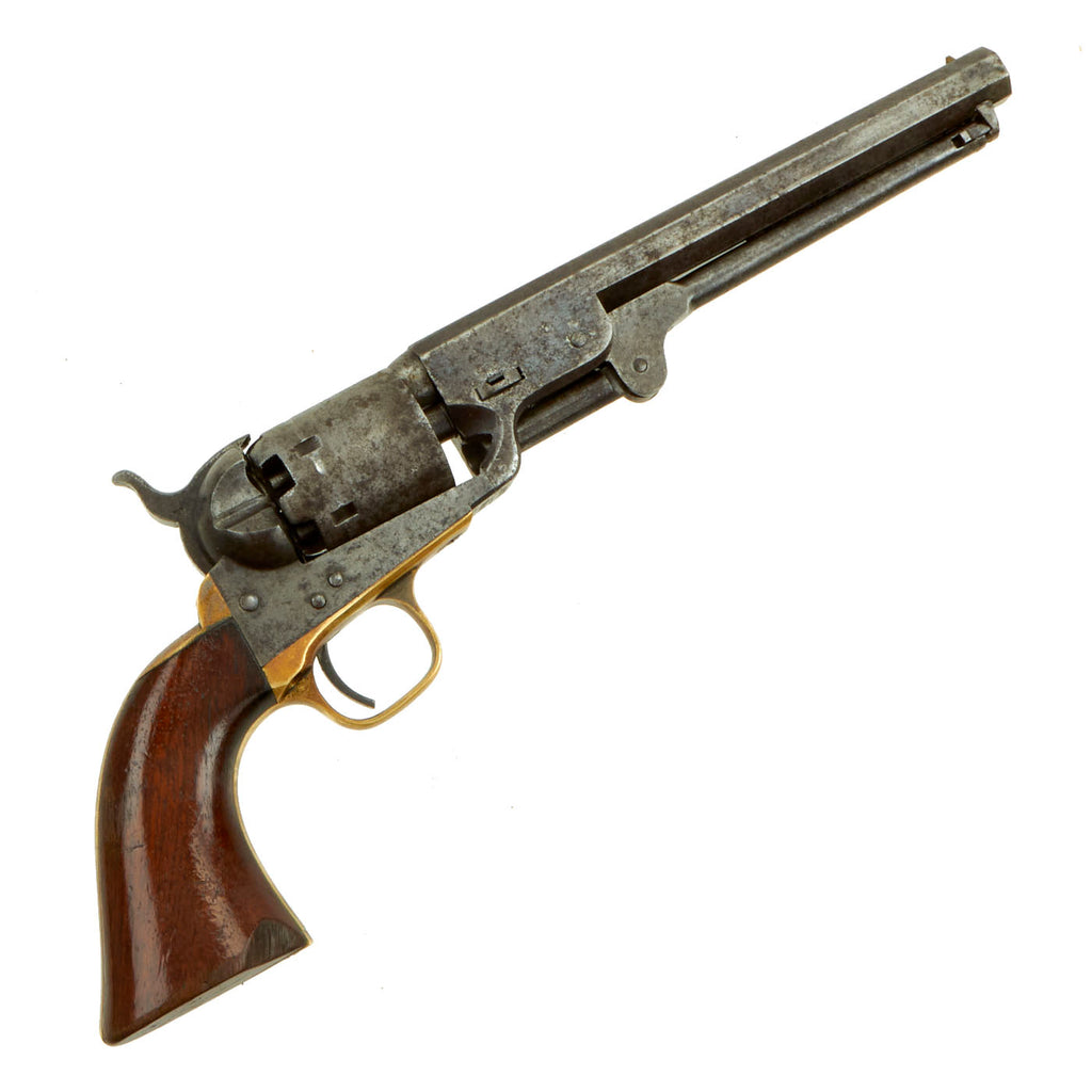 Original U.S. Civil War Colt Model 1851 Navy .36cal Percussion Revolver made in 1863 - Matching Serial 142274 Original Items