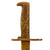 Original U.S. WWII 1st Infantry Division Brass Miniature M1 Bayonet - USGI Souvenir Trench Art Original Items
