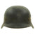 Original German WWII M40 Single Decal Luftwaffe Helmet with Size 56cm Liner - EF64 Original Items