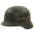 Original German WWII M40 Single Decal Luftwaffe Helmet with Size 56cm Liner - EF64 Original Items
