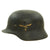 Original German WWII M40 Single Decal Luftwaffe Helmet with Size 56cm Liner - EF64 Original Items