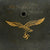 Original German WWII M40 Single Decal Luftwaffe Helmet with Size 56cm Liner - EF64 Original Items