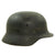Original German WWII M40 Single Decal Luftwaffe Helmet with Size 56cm Liner - EF64 Original Items