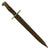 Original U.S. Spanish-American War Model 1892 Krag Rifle Bayonet and Scabbard - Dated 1896 Original Items