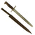 Original U.S. Spanish-American War Model 1892 Krag Rifle Bayonet and Scabbard - Dated 1896 Original Items