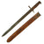 Original U.S. WWI M1905 Springfield 16 inch Rifle Bayonet by S.A. with Damaged Rare M1906 Scabbard - dated 1909 Original Items