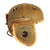 Original U.S. WWII M38 Tanker Helmet by Rawlings with Type R-14 Earphones and Throat Mic Original Items