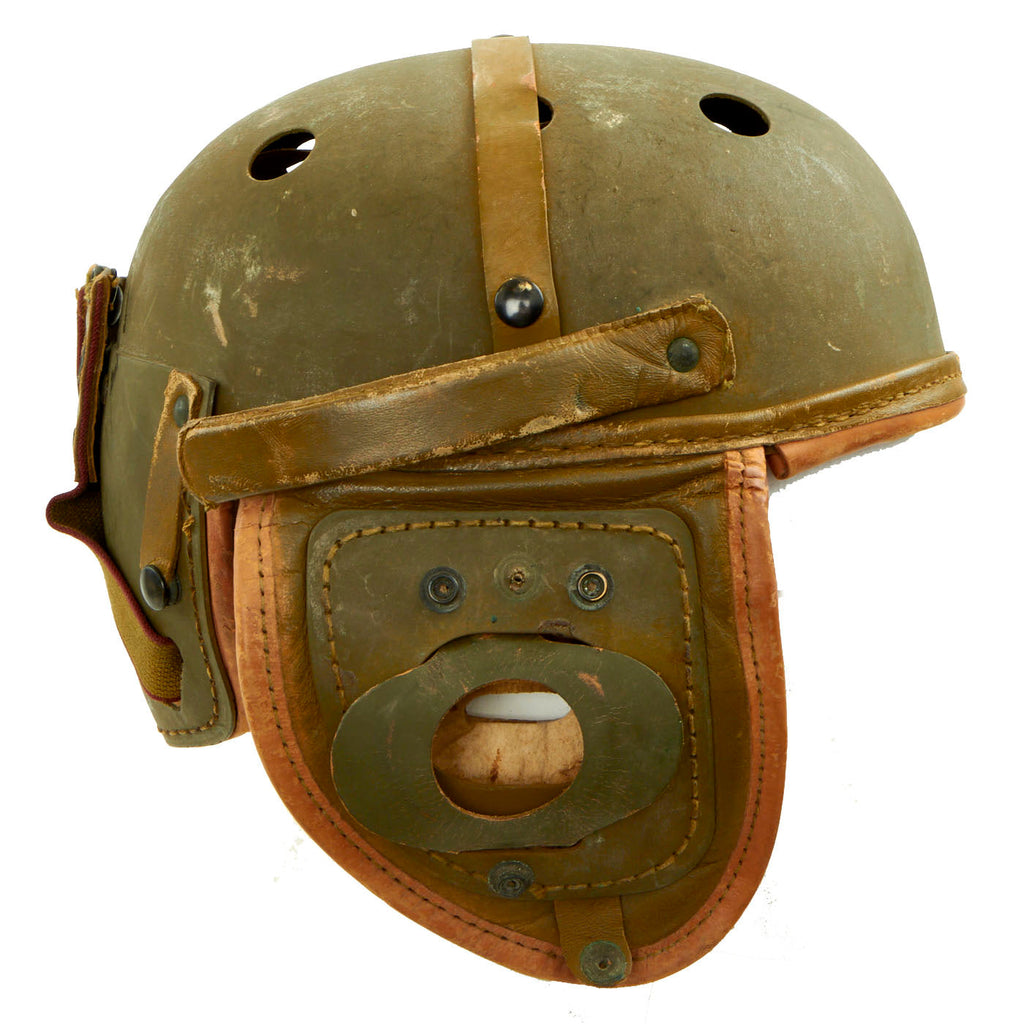 Original U.S. WWII M38 Tanker Helmet by Rawlings - Size 7 3/8 Original Items