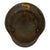 Original German WWII Service Worn M42 Army Heer Single Decal Camouflage Helmet Shell - SE62 Original Items
