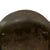 Original German WWII Service Worn M42 Army Heer Single Decal Camouflage Helmet Shell - SE62 Original Items