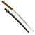Original WWII Japanese Navy Officer P1937 Kai-Gunto Katana Sword with Scabbard - Matched Number 76 Original Items