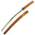 Original Edo Period Japanese Wakizashi Short Sword in Resting Scabbard with Crossguard - Handmade Blade Original Items