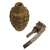 Original U.S. WWII MkII M21 Inert Practice Pineapple Fragmentation Hand Grenade Original Items