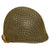 Original U.S. WWII M1 McCord Front Seam Fixed Bale Helmet with Net and Westinghouse Liner Original Items