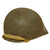 Original U.S. WWII M1 McCord Front Seam Fixed Bale Helmet with Net and Westinghouse Liner Original Items