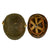Original U.S. WWII M1 McCord Front Seam Fixed Bale Helmet with Net and Westinghouse Liner Original Items