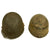 Original U.S. WWII M1 McCord Front Seam Fixed Bale Helmet with Net and Westinghouse Liner Original Items