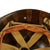 Original U.S. WWII M1 McCord Front Seam Fixed Bale Helmet with Net and Westinghouse Liner Original Items