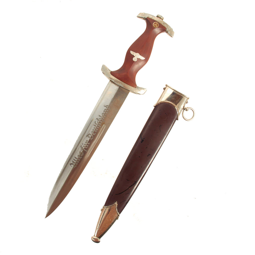 Original German WWII SA Dagger Double Proofed RZM M7/10 1938 - J.A. Henckels Original Items