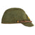Original Japanese WWII Imperial Japanese Army Officer Green Wool Forage Cap with Kanji Ink Stamps Original Items