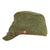 Original Japanese WWII Imperial Japanese Army Officer Green Wool Forage Cap with Kanji Ink Stamps Original Items