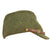 Original Japanese WWII Imperial Japanese Army Officer Green Wool Forage Cap with Kanji Ink Stamps Original Items