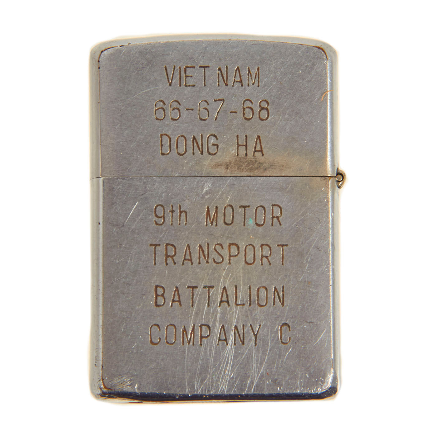 Original U.S. Vietnam War 1966 Named Zippo Lighter Engraved For