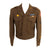 Original U.S. WWII 84th Infantry Division Ike Jacket with German-Made Railsplitter Tab with Photo of Veteran Wearing the Ike Jacket Original Items