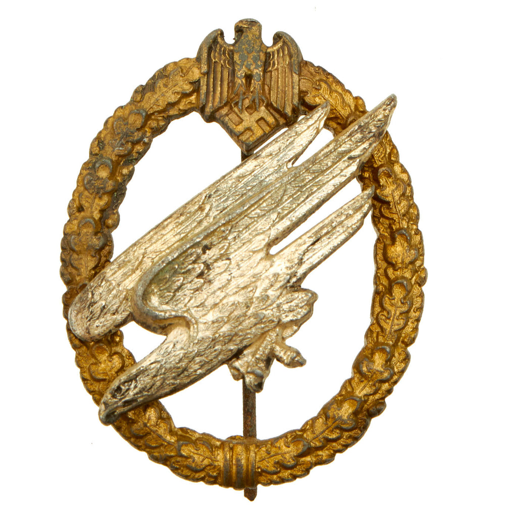 Original Rare German WWII Heer Army Paratrooper Fallschirmjäger Badge - Parachutist Badge Original Items