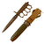 Original U.S. WWI/WWII Model 1918 Mark 1 Trench Knife “Paratrooper” Modified with M8 Scabbard Original Items