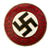 Original German NSDAP Party Enamel Buttonhole Membership Badge by Ferdinand Wagner of Pforzheim - RZM M1/8 Original Items