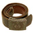 Original German WWII SS EM/NCO Leather Belt with Steel Buckle by RODO Robert C. Dold - Schutzstaffel Original Items