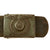 Original German WWII SS EM/NCO Leather Belt with Steel Buckle by RODO Robert C. Dold - Schutzstaffel Original Items