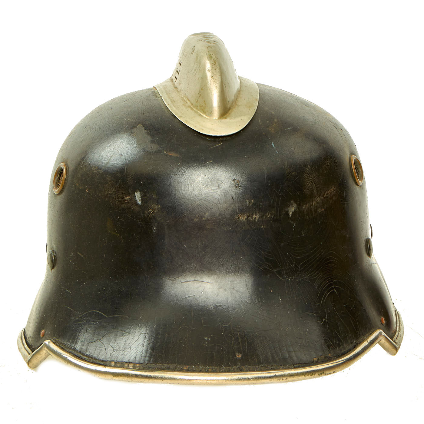 Original German Early 1930s Experimental Vulkanfiber Fire Helmet with – International Military Antiques Original German Early 1930s Experimental Vulkanfiber Fire Helmet with – International Military Antiques