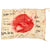 Original Japanese WWII Hand Painted Cloth Good Luck Flag - 25” x 17” Original Items