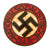Original German NSDAP Party Enamel Membership Badge Pin by Ferdinand Wagner of Pforzheim - RZM M1/8 Original Items