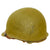 Original U.S. WWII Korean War / Early Vietnam War M1 McCord Front Seam Helmet with 101st Airborne Division Mine Safety Appliance Paratrooper Liner Original Items