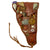 Original German WWII USGI Bring Back Brown Leather Holster Decorated with Many Pins & Insignia Original Items