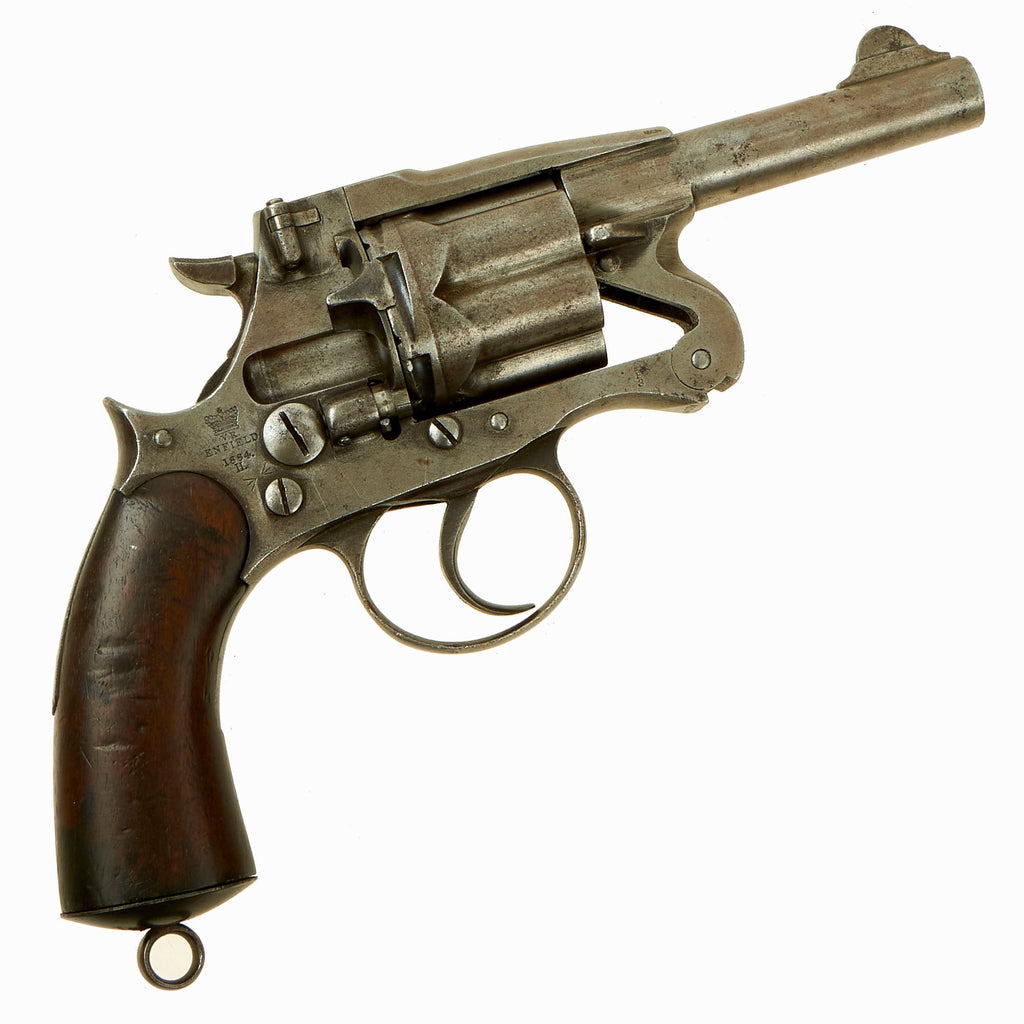 Original British Victorian Enfield MkII .476 Service Revolver Serial A1388 Issued to 3rd Australian Military District - Dated 1884 Original Items