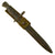 Original British WWII Enfield No.5 Jungle Carbine MkII Bayonet by Viners Limited With Scabbard and Frog Original Items