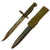 Original British WWII Enfield No.5 Jungle Carbine MkII Bayonet by Viners Limited With Scabbard and Frog Original Items